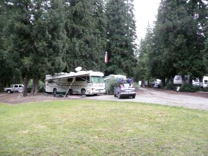 Typical campsites