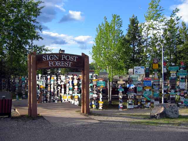 Watson Lake's Sign Post Forest