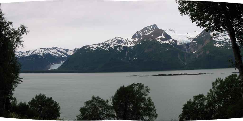 Glaciers from Chilkat State Park
