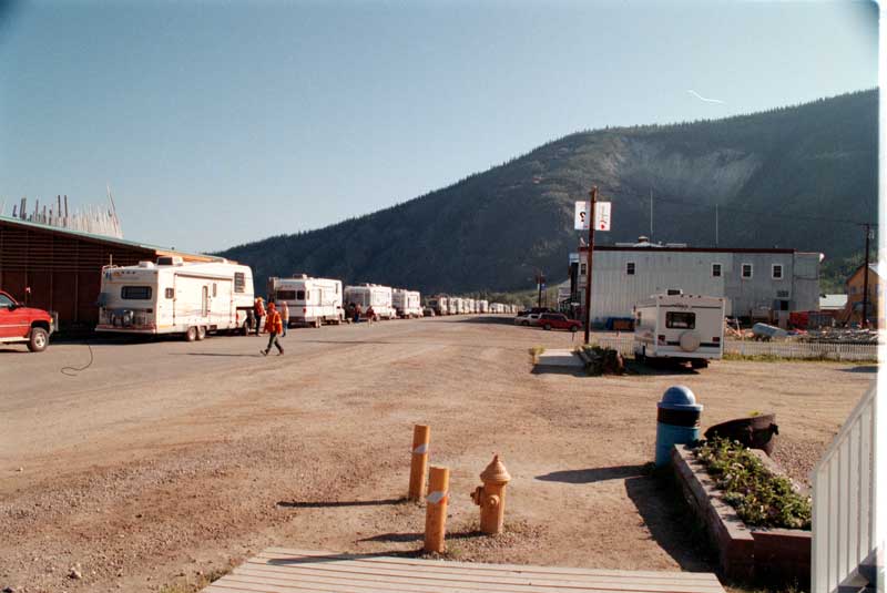 Morning lineup for the ferry