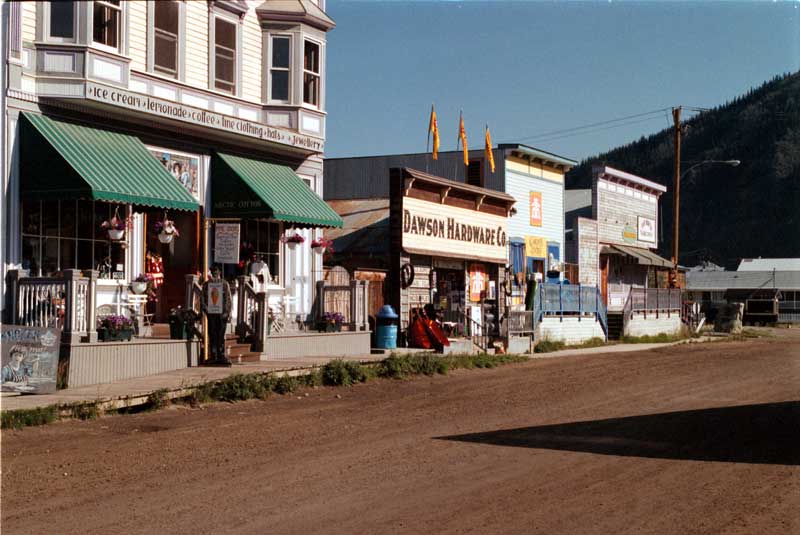 Downtown Dawson City