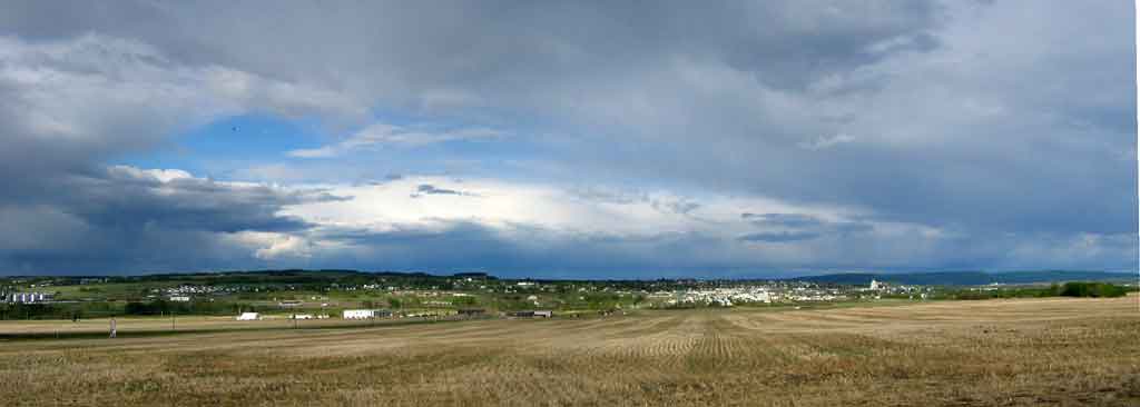 Dawson Creek from the Northern Lights campground