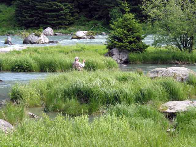 Ted on the Chilkoot River