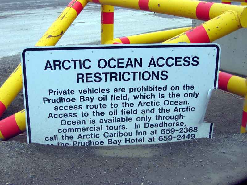 Arctic Ocean restrictions