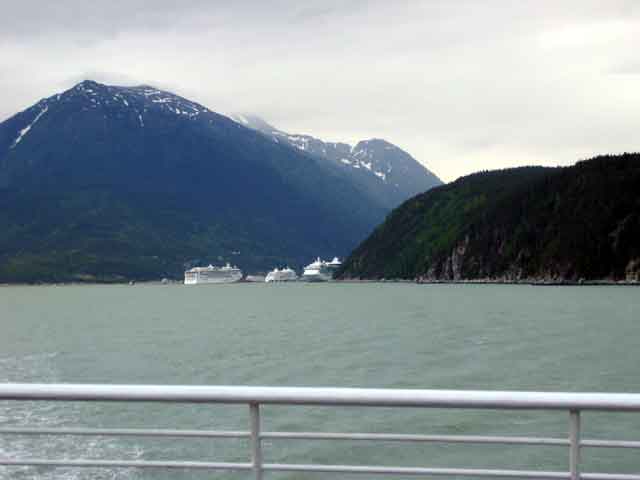 Departing Skagway harbor