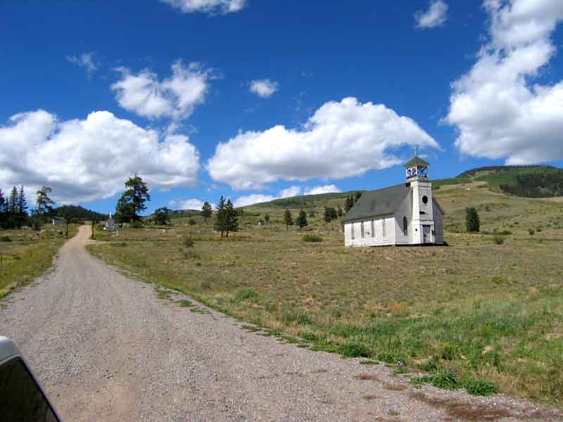 Cemetary and church