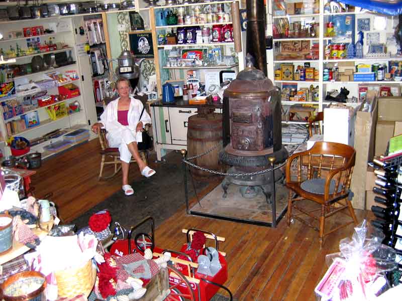 Inside the Roseberry General Store