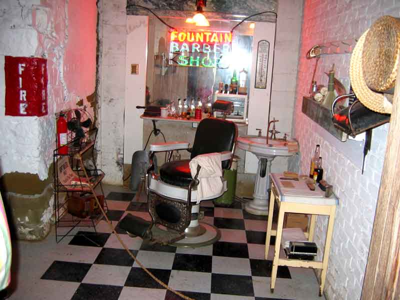 Underground barber shop