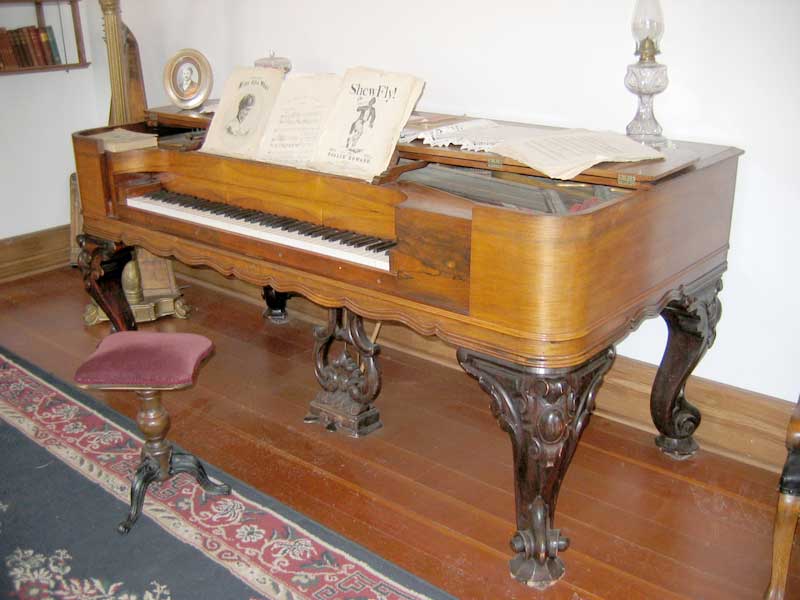 Custer House piano