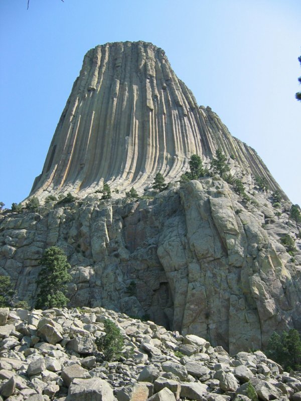 Devils Tower from trail around base