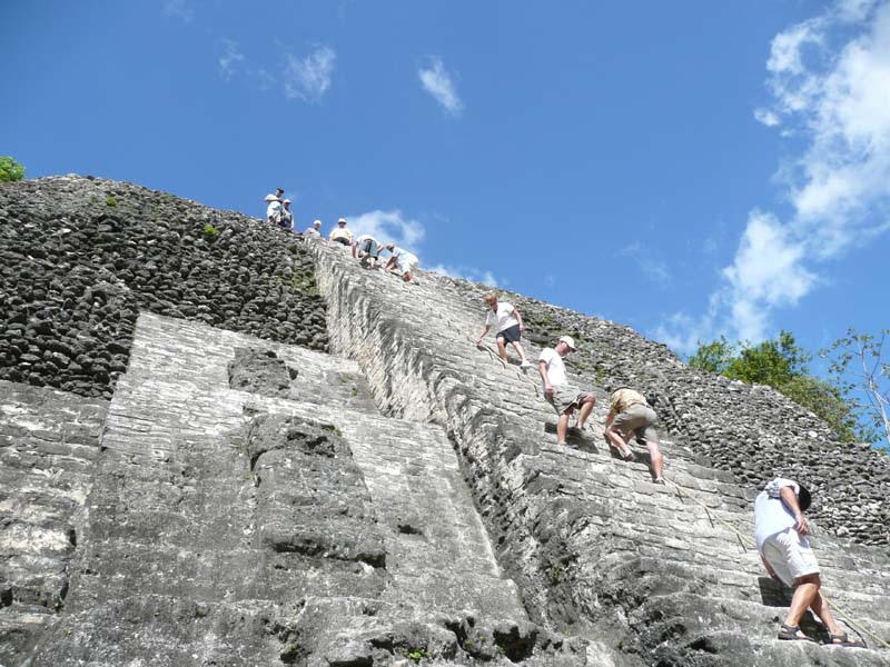 Climbing the pyramid