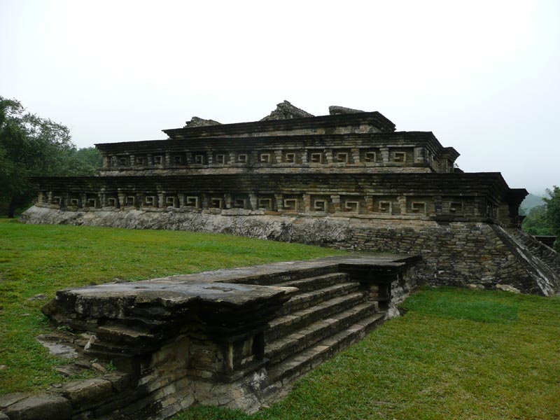 One of the structures on the high area