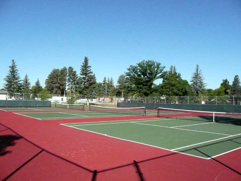 Tennis courts