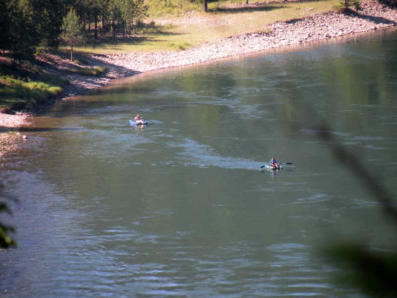 Fly fishing the Kootenai